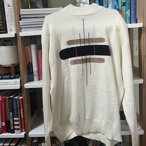 NWT Jordan Craig White sweater 2xl